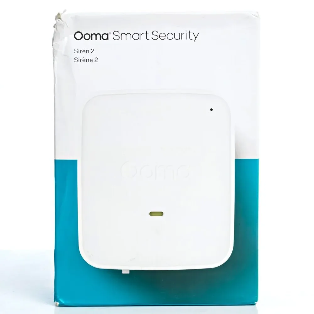 Ooma Smart Security Siren - Works with Smart Home Security - Open Box